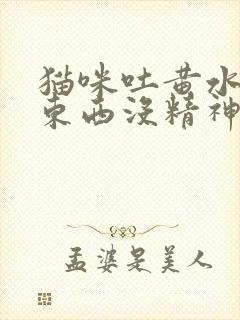 猫咪吐黄水不吃东西没精神