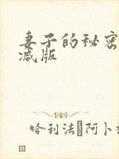 妻子的秘密无删减版