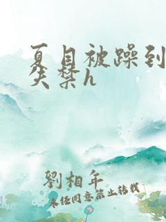 夏目被躁到高潮失禁h