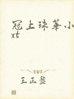 冠上珠华小说txt