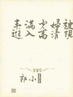 丰满少妇被猛烈进入高清视频