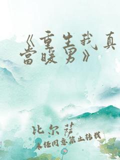 《重生我真没想当暖男》