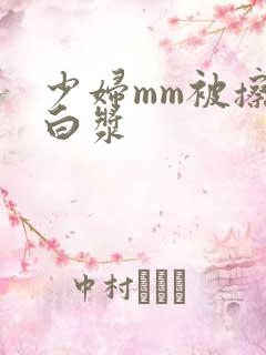 少妇mm被擦出白浆