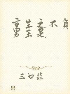 重生之不负韶华男主是