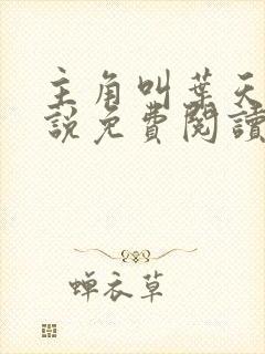 主角叫叶天的小说免费阅读