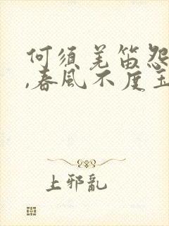 何须羌笛怨杨柳,春风不度玉门关的意思