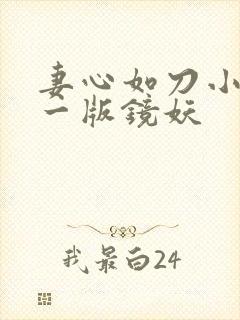 妻心如刀小说第一版镜妖