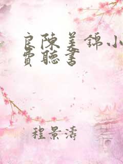 良陈美锦小说免费听书