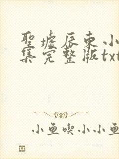 圣墟辰东小说全集完整版txt