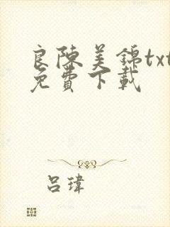 良陈美锦txt免费下载