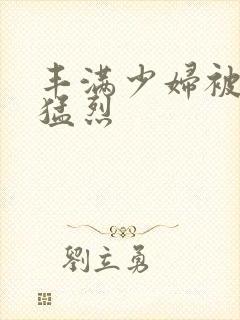 丰满少妇被粗大猛烈