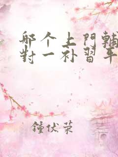 哪个上门辅导一对一补习平台好