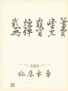 武炼巅峰笔趣阁无弹窗免费阅读全文