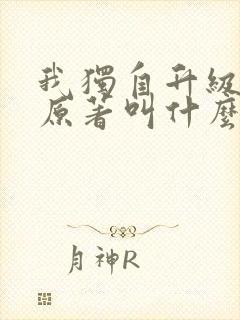 我独自升级小说原著叫什么