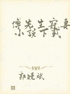 傅先生宠妻无度 小说下载