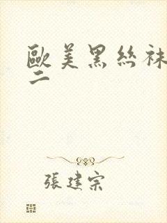 欧美黑丝袜一区二