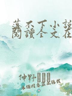 落不下小说免费阅读全文在线阅笔趣