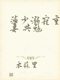 薄少溺宠重生甜妻 共勉