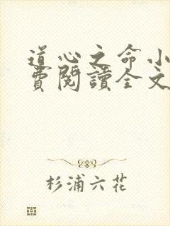 道心之命小说免费阅读全文最新章节