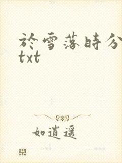 于雪落时分全文txt