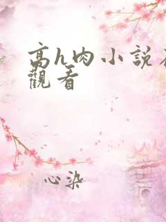 高h肉小说在线观看