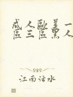 成人欧美一区二区三区黑人黑