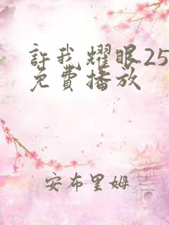 许我耀眼25集免费播放