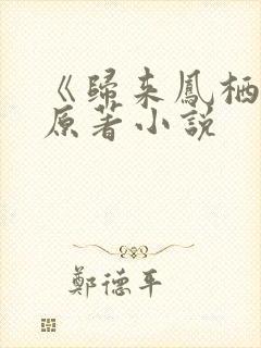 《归来凤栖处》原著小说