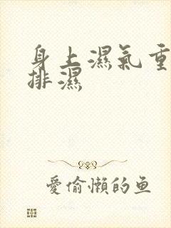 身上湿气重怎样排湿