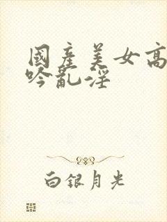 国产美女高潮呻吟乱淫