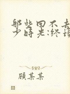 那些回不去的年少时光:终场