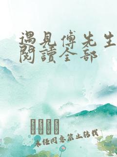 遇见傅先生免费阅读全部