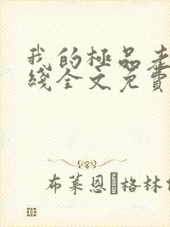 我的极品老婆在线全文免费阅读