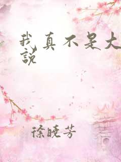 我真不是大佬小说