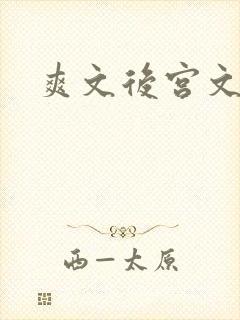 爽文后宫文