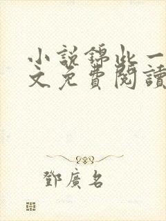 小说锦此一生全文免费阅读