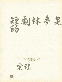 短剧林梦是谁演的