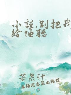 小说,别把我说给他听