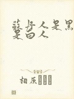 苏丹人是黑人还是白人