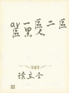av一区二区三区黑人