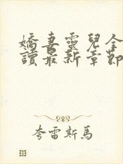 娇妻灵儿全文阅读最新章节列表