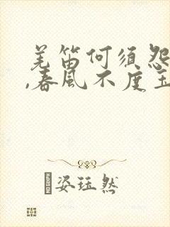 羌笛何须怨杨柳,春风不度玉门关