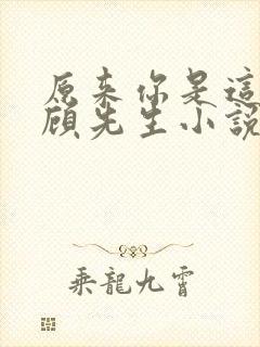 原来你是这样的顾先生小说全文免费阅读