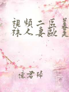 视频二区美腿丝袜人妻欧美