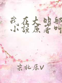 我在大明那些年小说原著叫什么