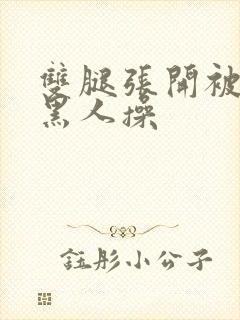 双腿张开被9个黑人操