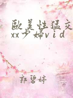 欧美性猛交xxxx少妇v i d