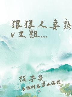 狠狠人妻熟妇av又粗...