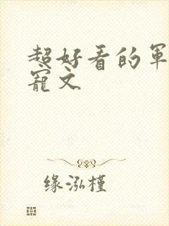 超好看的军婚甜宠文