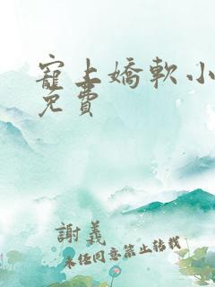 宠上娇软小甜妻免费